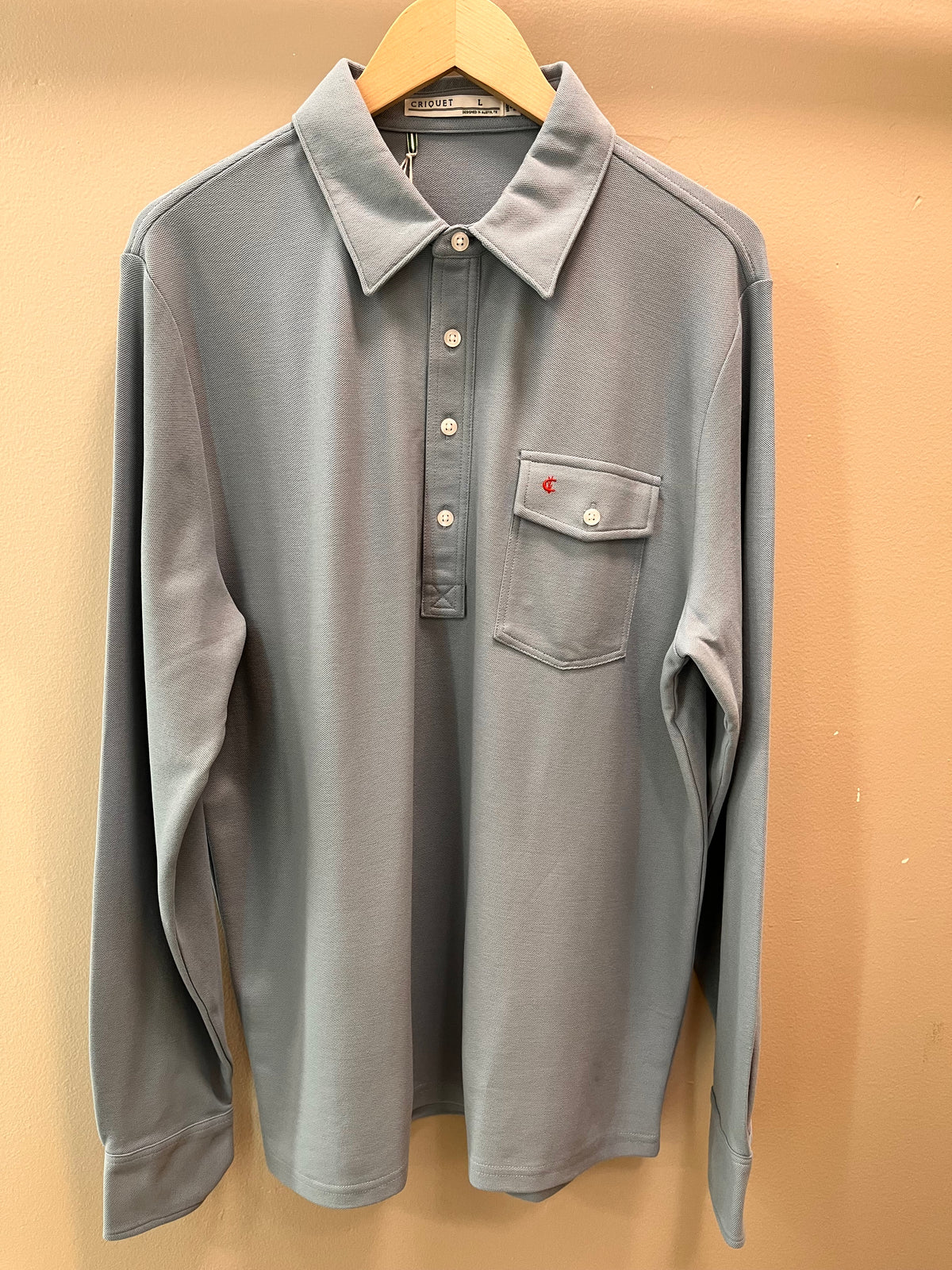 Criquet Long Sleeve Players Shirt- Mr. Freeze