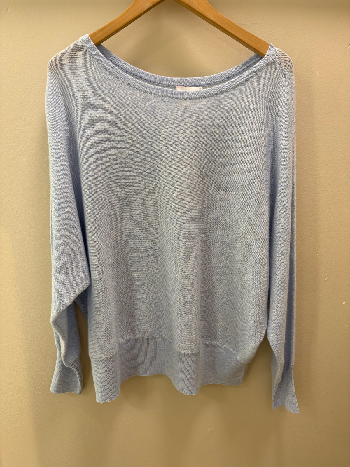 Brodie Maldives Boat Neck- Blue Mist