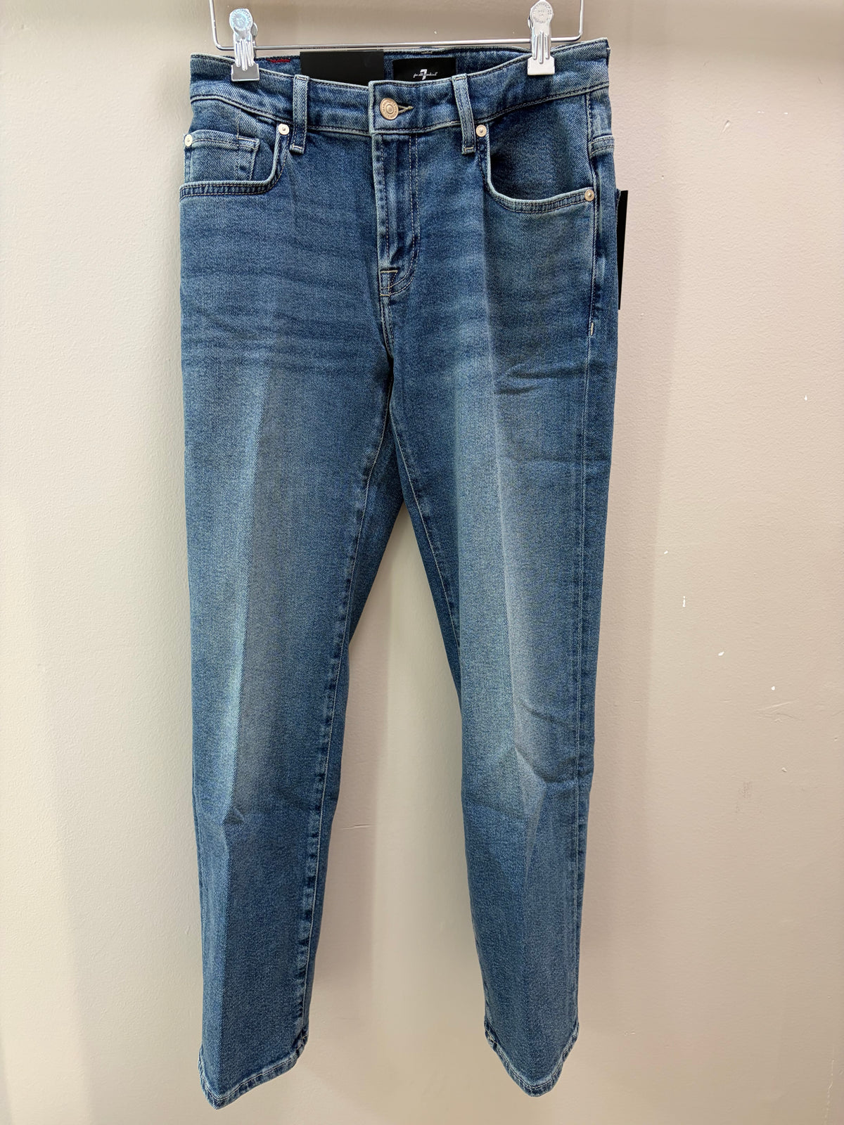 7 For All Mankind Luxe Vintage Callie Straight Ankle - Tide break