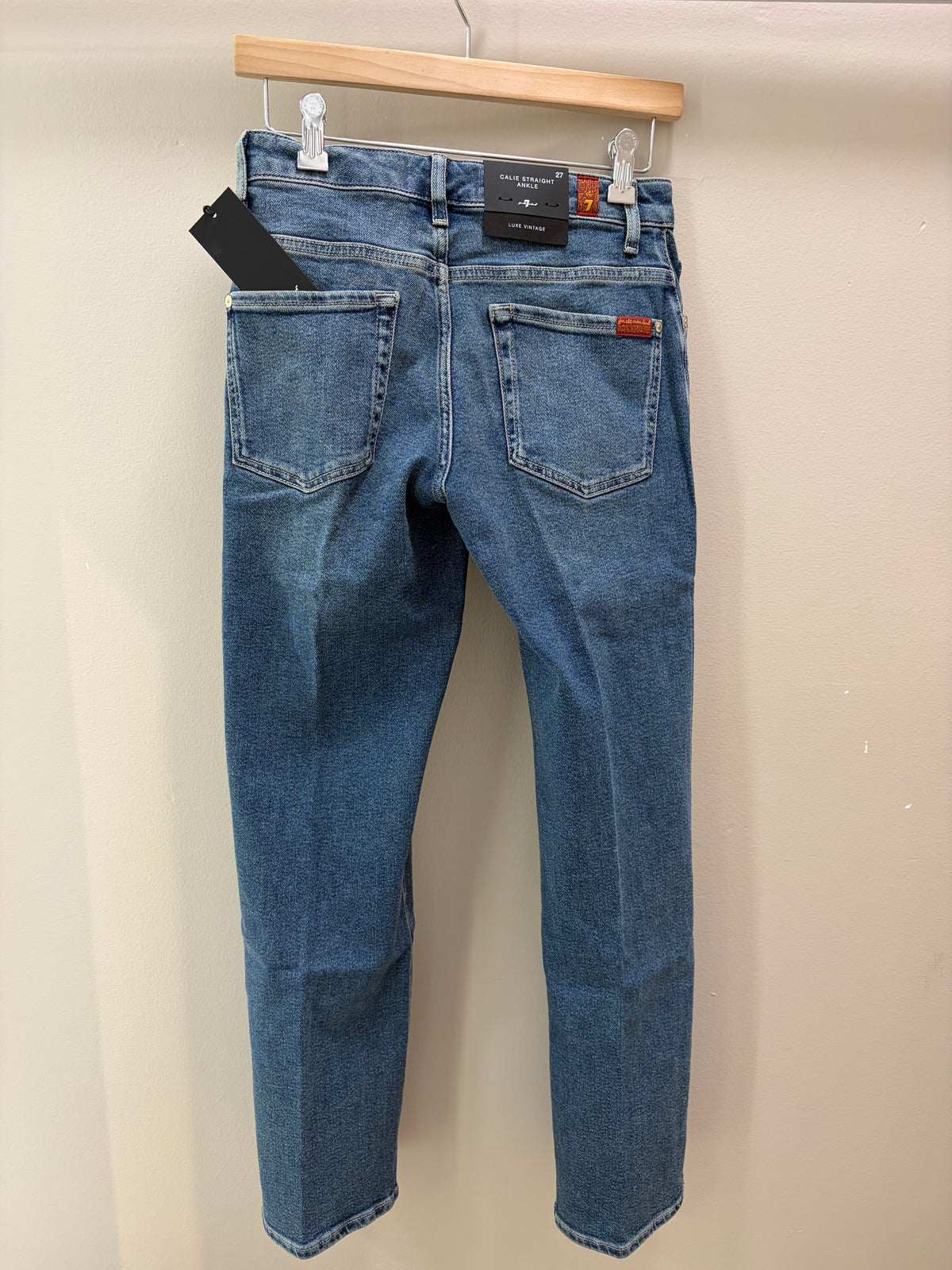 7 For All Mankind Luxe Vintage Callie Straight Ankle - Tide break