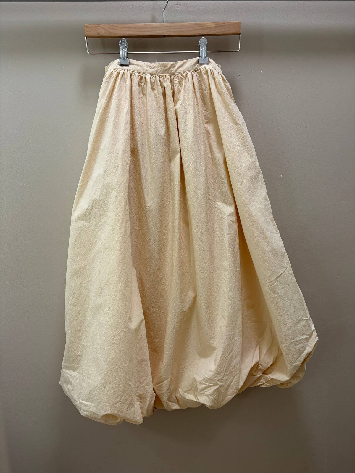 Young Fabulous & Broke Lani Bubble Midi Skirt - Chalk