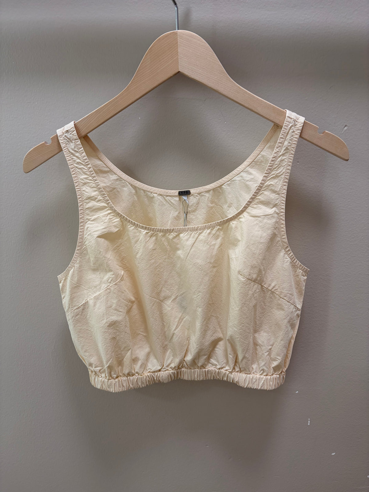 Young Fabulous & Broke Lani Crop Tank - Chalk