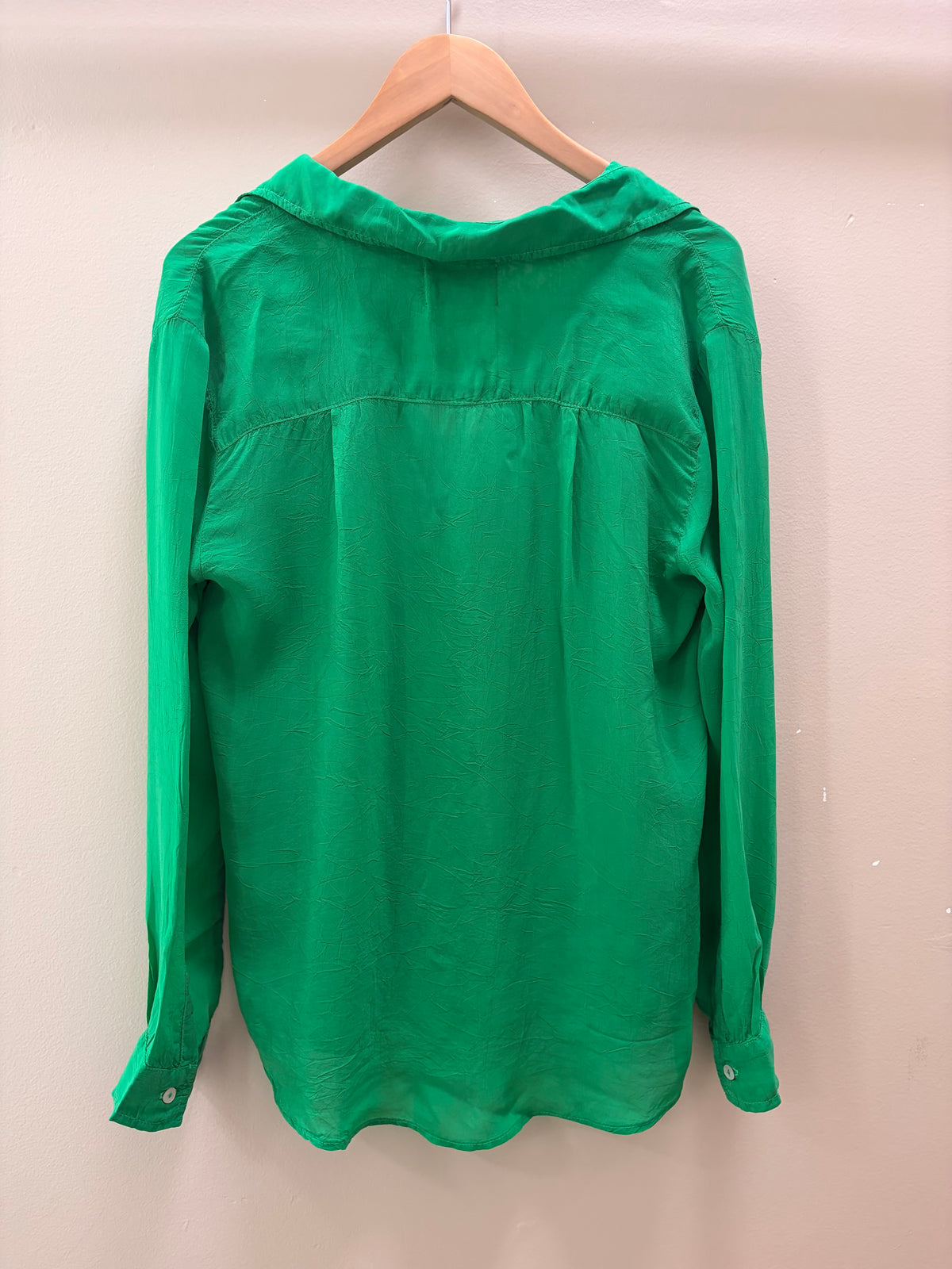 Mila Long Sleeve Button Down Shirt - Jade