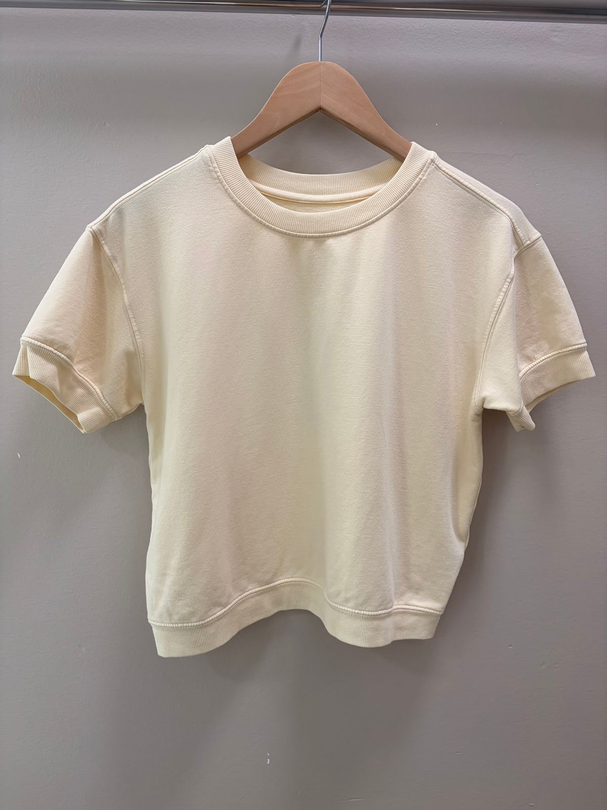 Mila Short Sleeve Sweatshirt - Butter