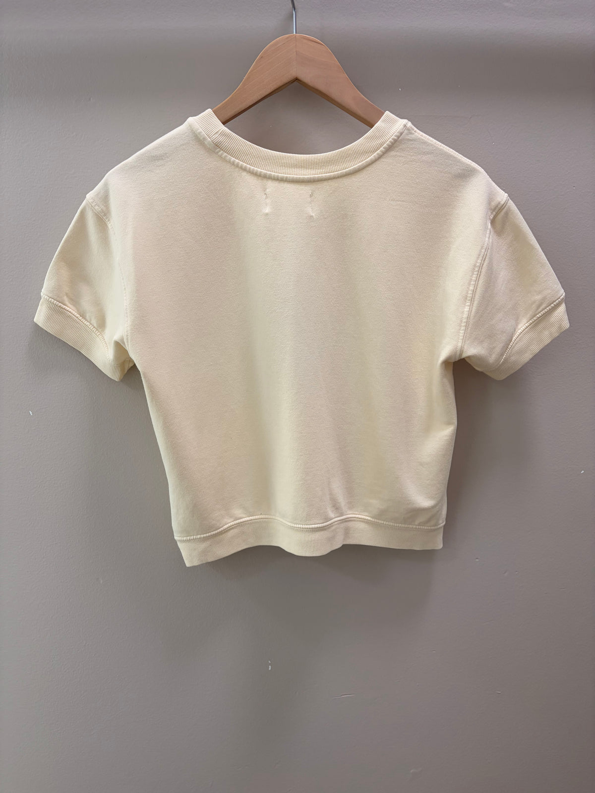Mila Short Sleeve Sweatshirt - Butter