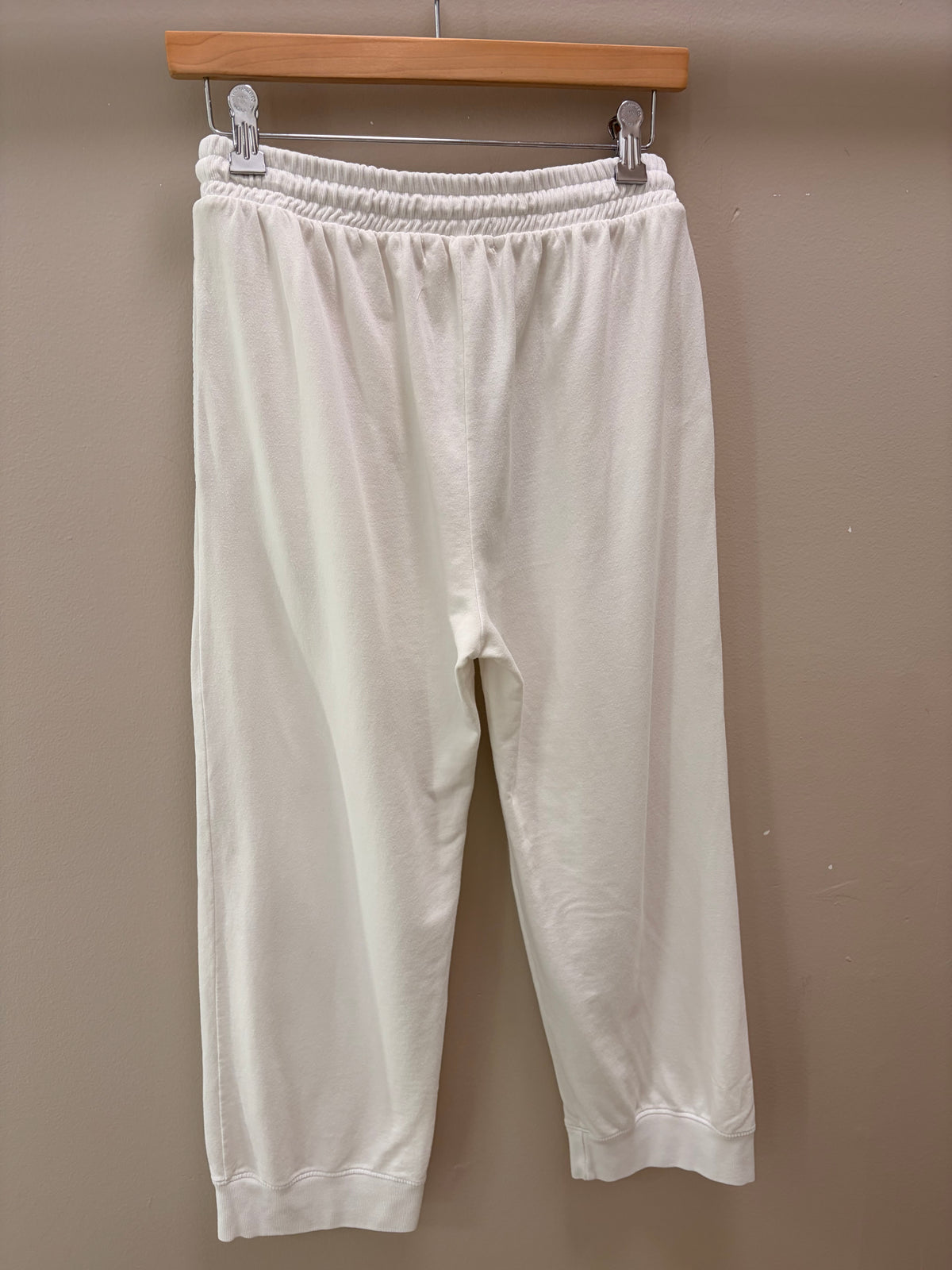 Mila Crop Jogger - White