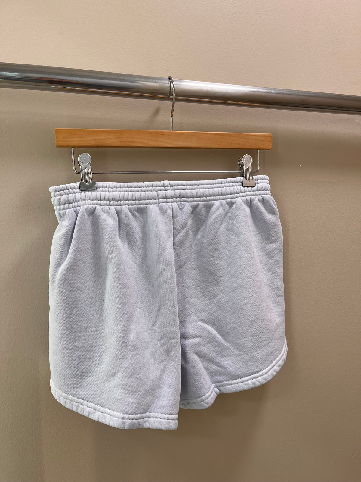 ASHER French Terry Shorts- Ice Blue