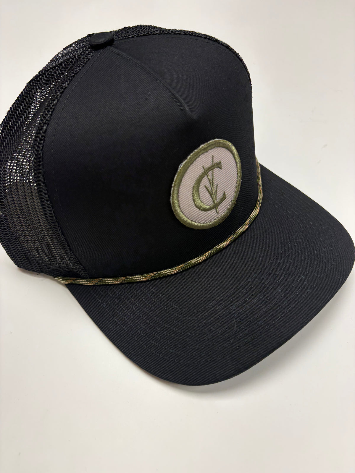 Criquet Twill Classic Trucker Hat- Black