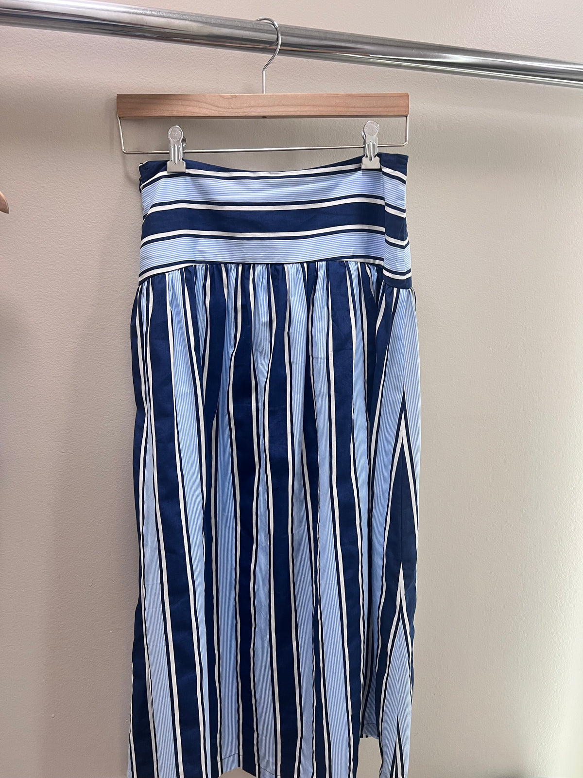 Lusana Oliver Skirt- Harbour Stripe