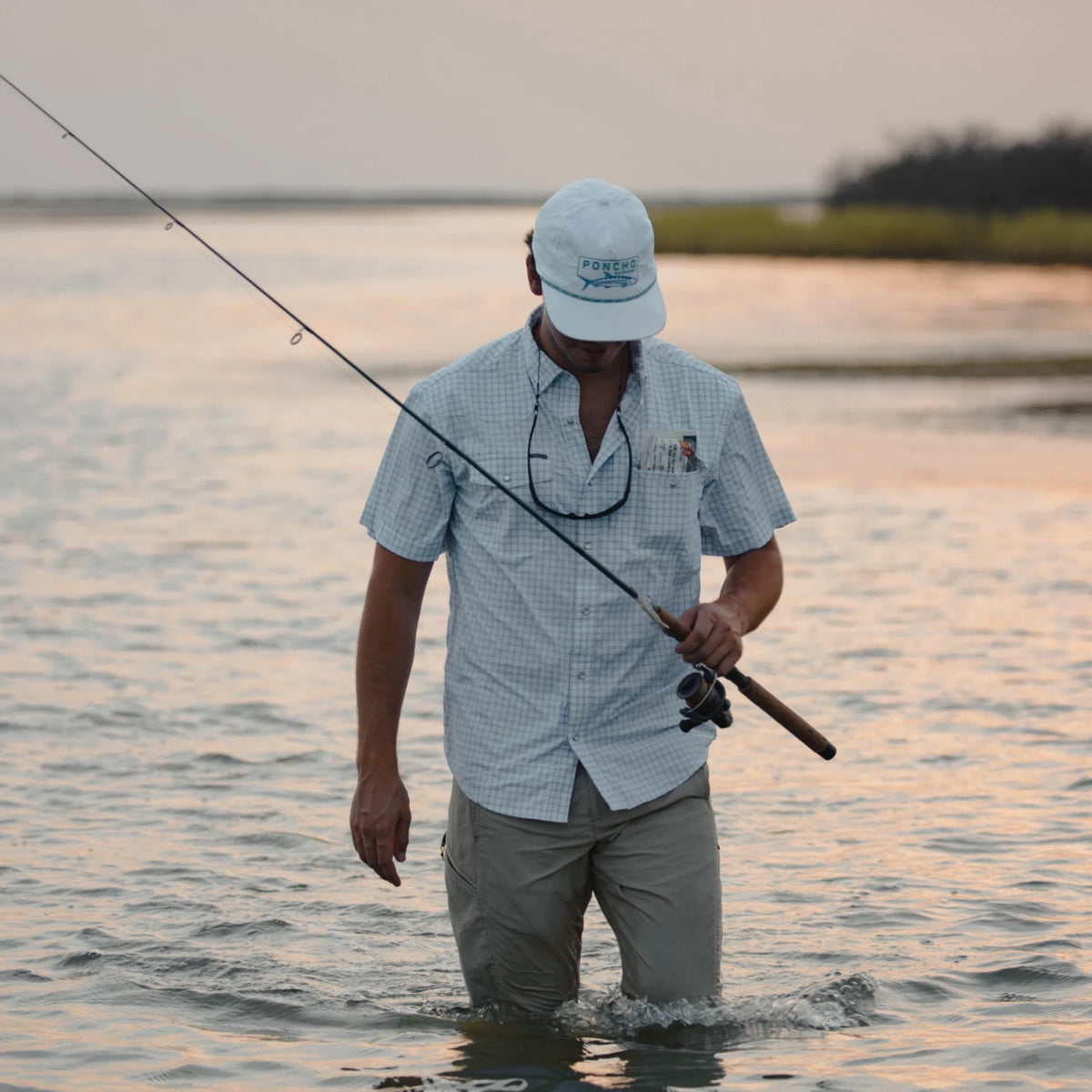 PONCHO Western Short Sleeve Shirt - The Shorthorn