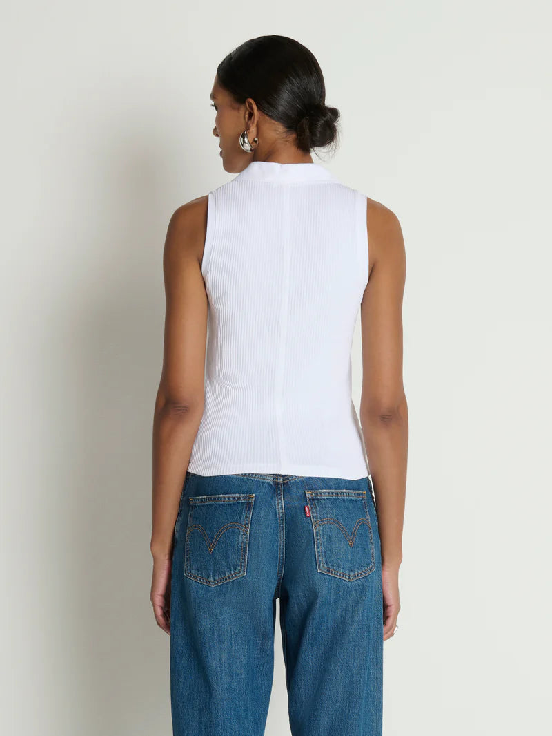 Nation Ltd. Jaylin Polo Top- White