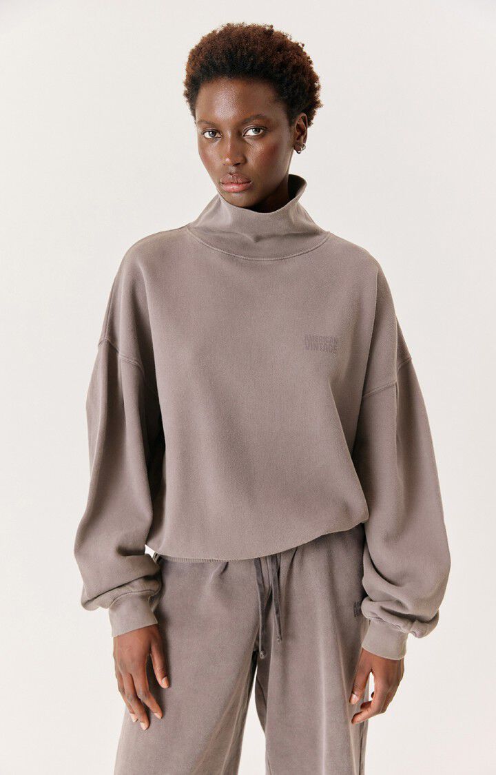 American Vintage Womens Jitbay Sweatshirt - Vintage Ash
