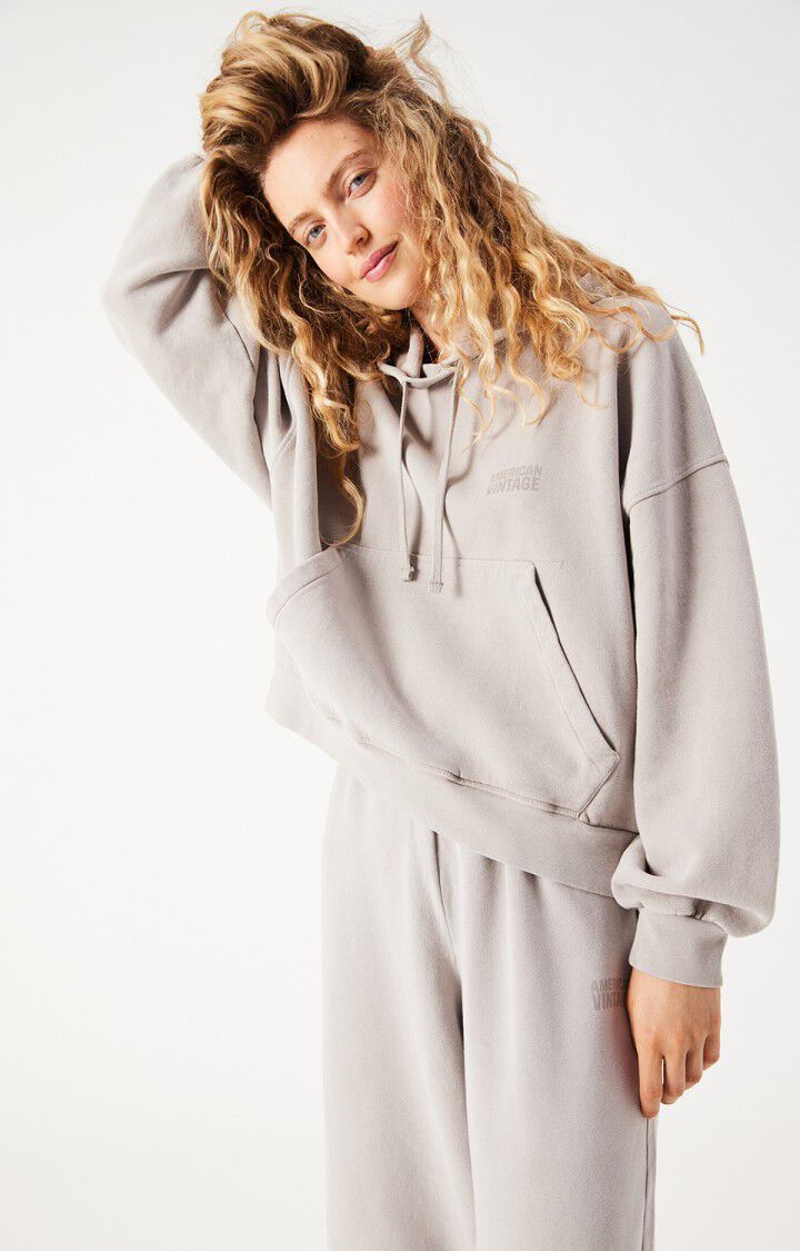 American Vintage Womens Jitbay Sweatshirt - Vintage Fog