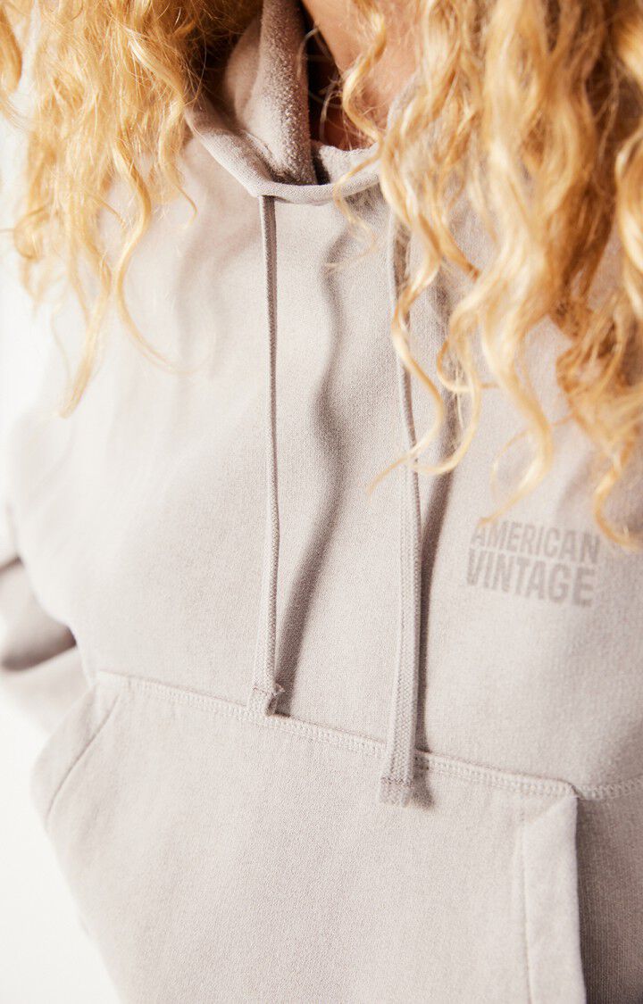 American Vintage Womens Jitbay Sweatshirt - Vintage Fog