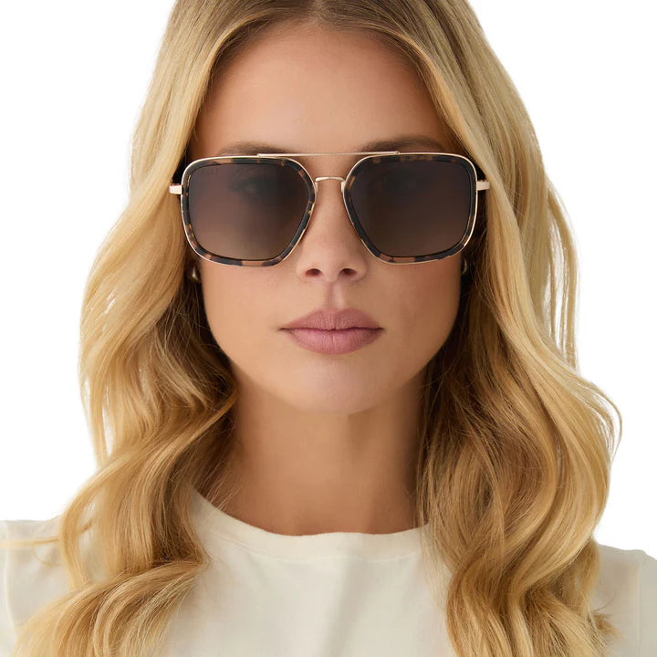 DIFF Eyewear Jordan Polarized - Espresso Tortoise