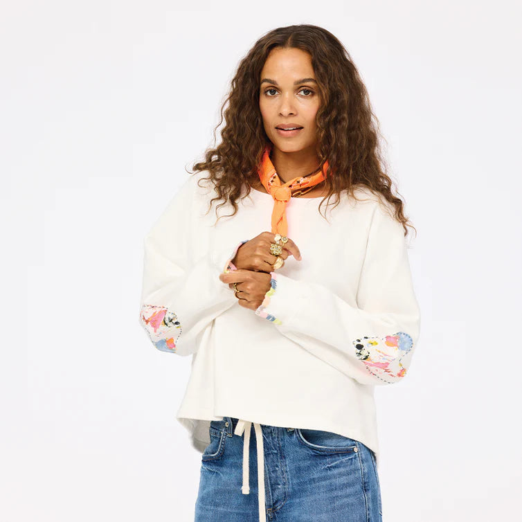 KERRI ROSENTHAL Studio Sweatshirt- Cloud