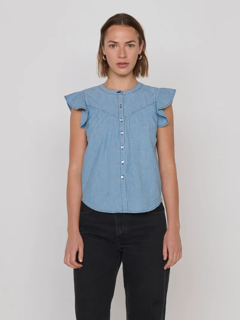 Nation Ltd Lindsey Blouse - Chambray