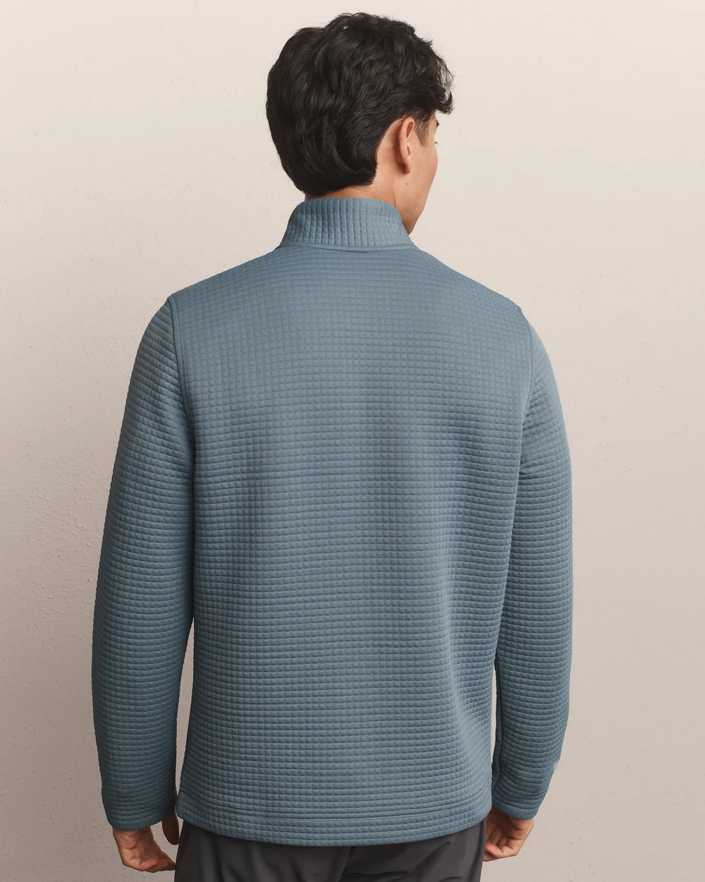 Rhone Apparel Landmark 1/4 Zip- Shadow Blue
