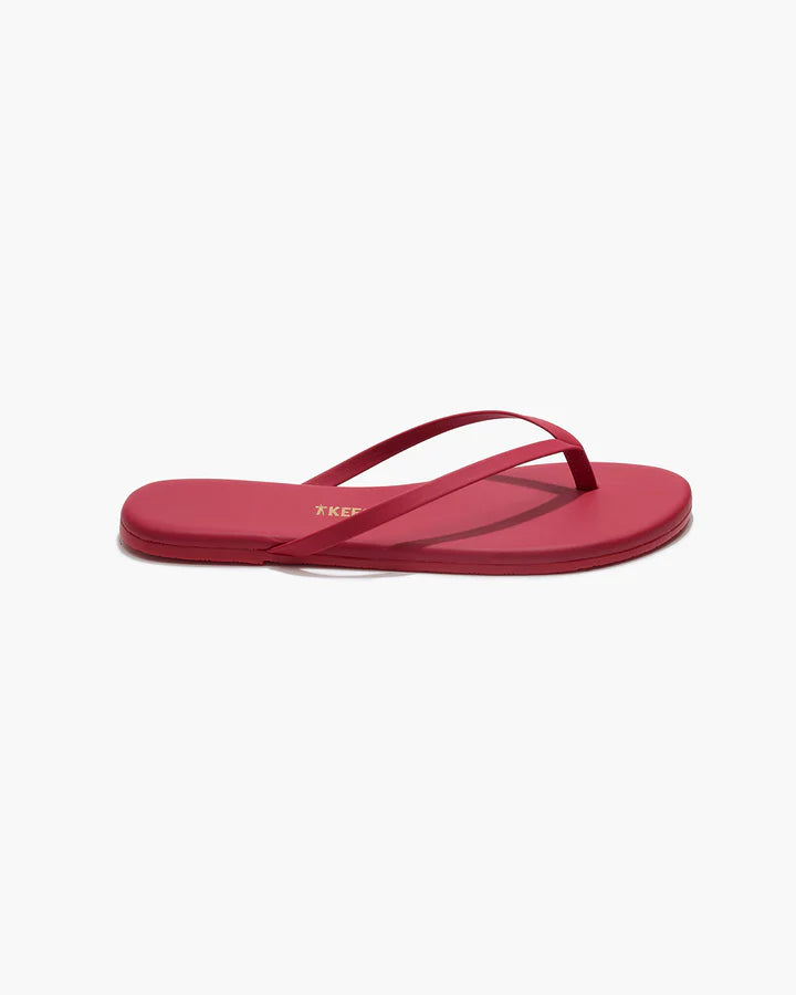 Tkees Lily Solids Flip-Flops - Red