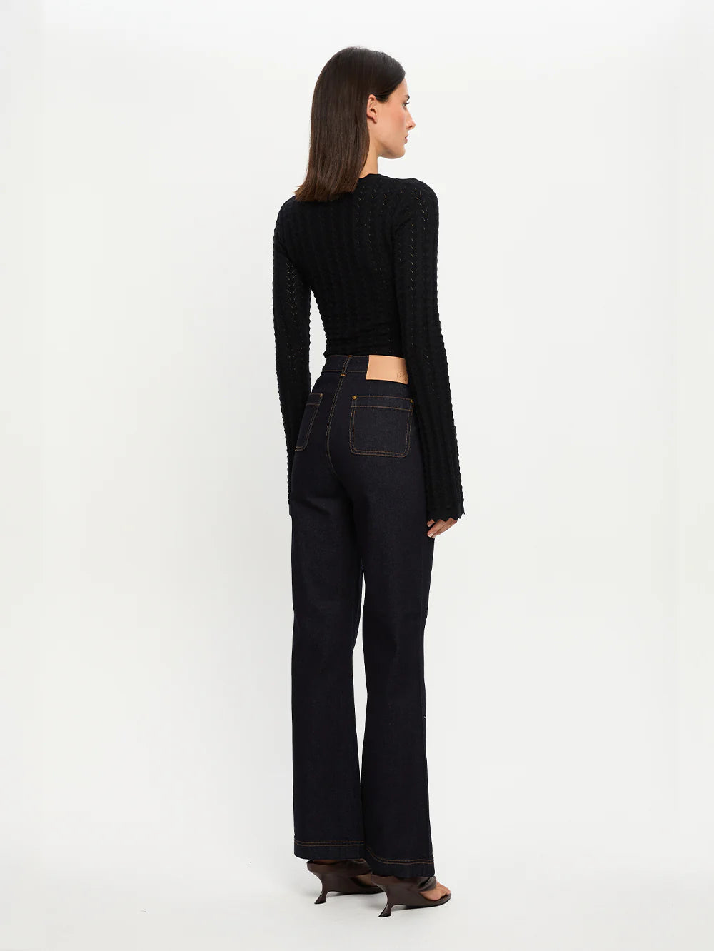 Kivari Logan Knit Top - Black