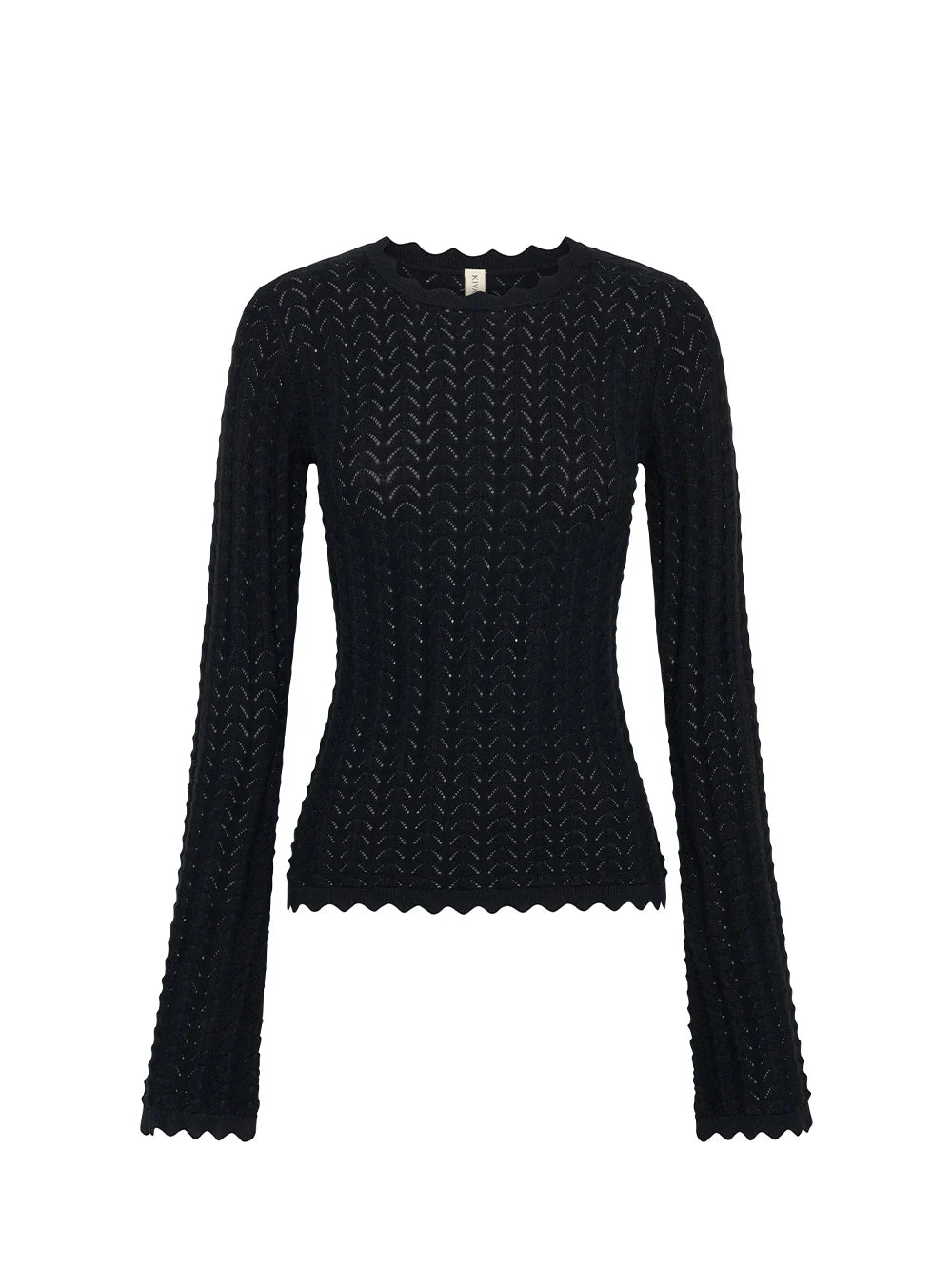 Kivari Logan Knit Top - Black