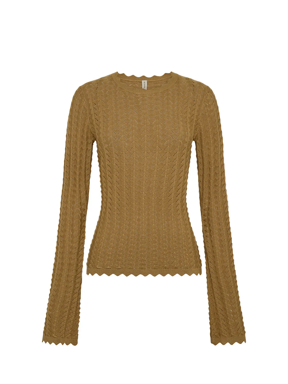 Kivari Logan Knit Top - Tan