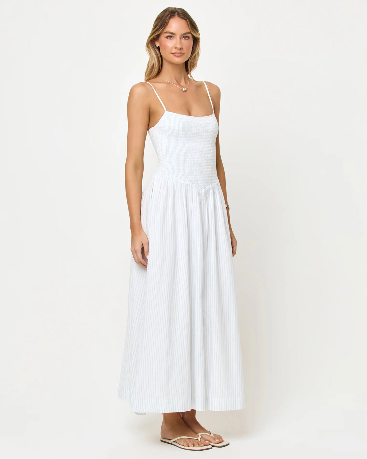 L*Space Misha Dress- Pebble Blue Stripe