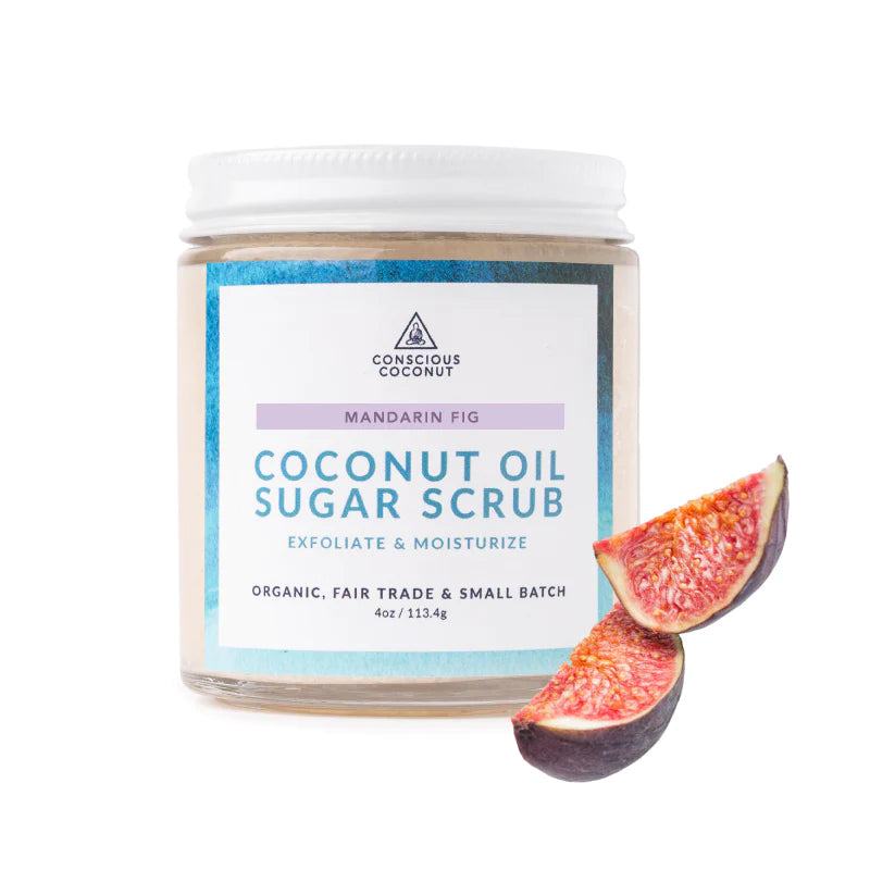 Conscious Coconut Organic Coconut Oil Sugar Scrub - Mandarin Fig