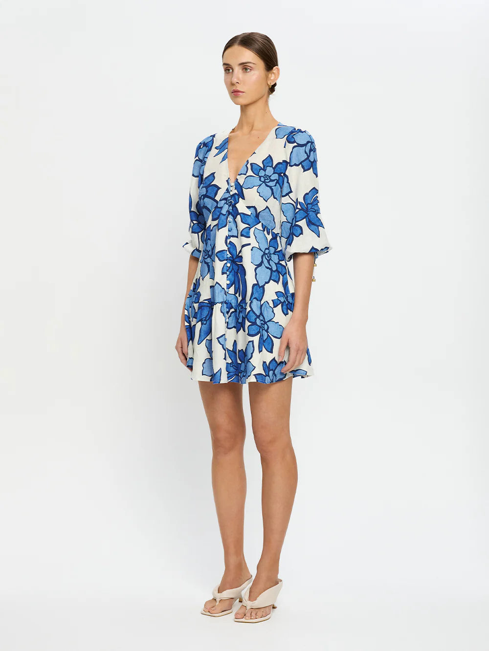Kivari Sleeved Mini Dress- Marnie