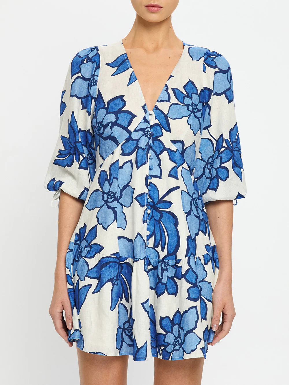 Kivari Sleeved Mini Dress- Marnie
