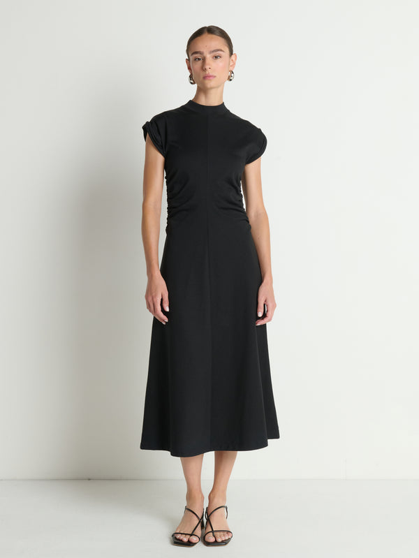 Nation Ltd. Neva Dress- Jet Black