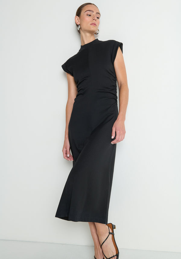 Nation Ltd. Neva Dress- Jet Black