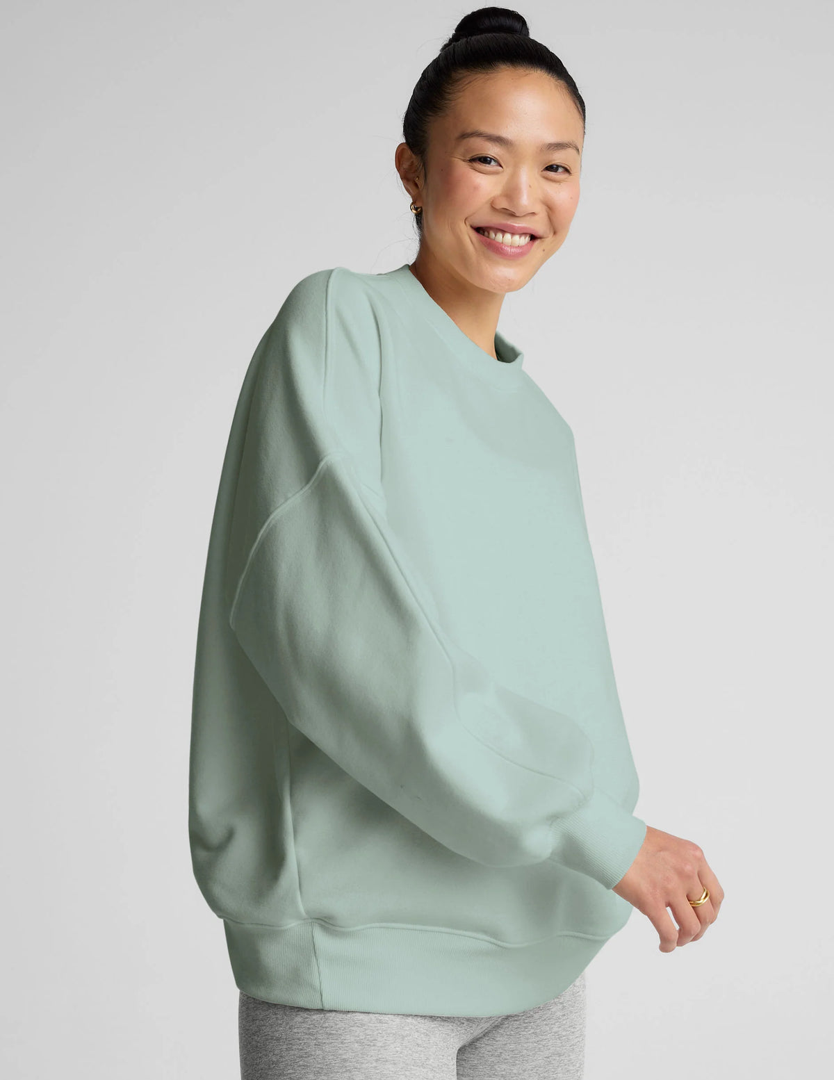 Beyond Yoga LuxeFleece Oversized Sweatshirt - Pale Blue