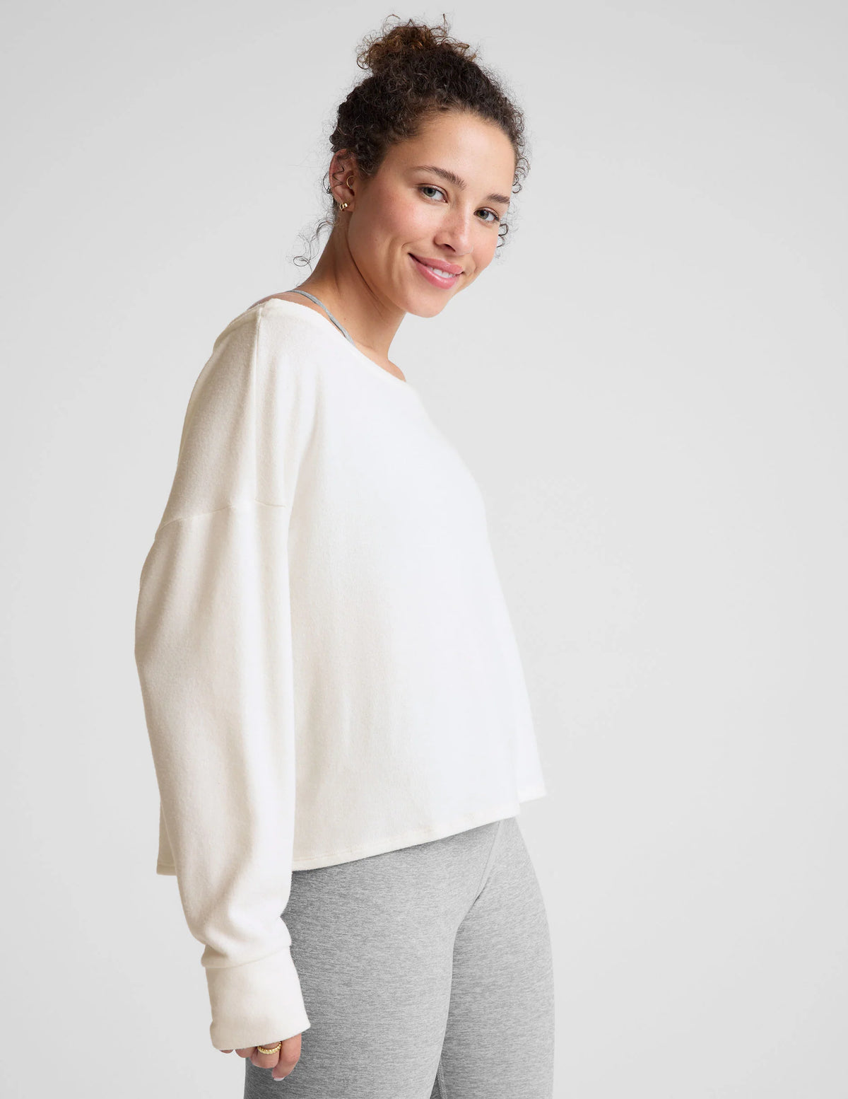 Beyond Yoga Let Loose Pullover - Fresh Snow