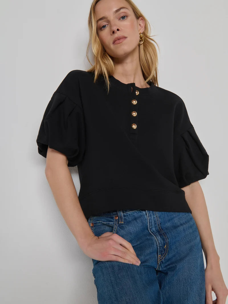 Nation Ltd. Nikki Sweatshirt- Jet Black