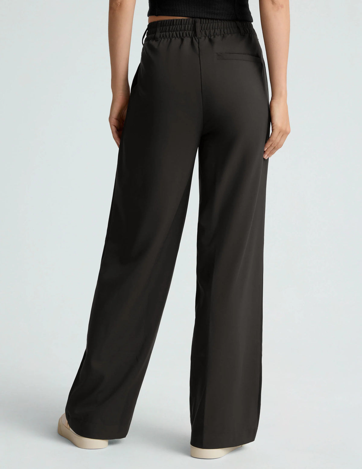 Beyond Yoga Status Wide Leg Trouser - Black