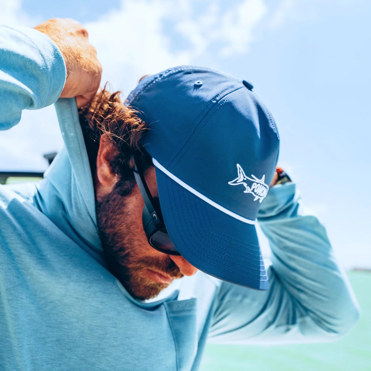 PONCHO Hat - Navy Tarpon Rope