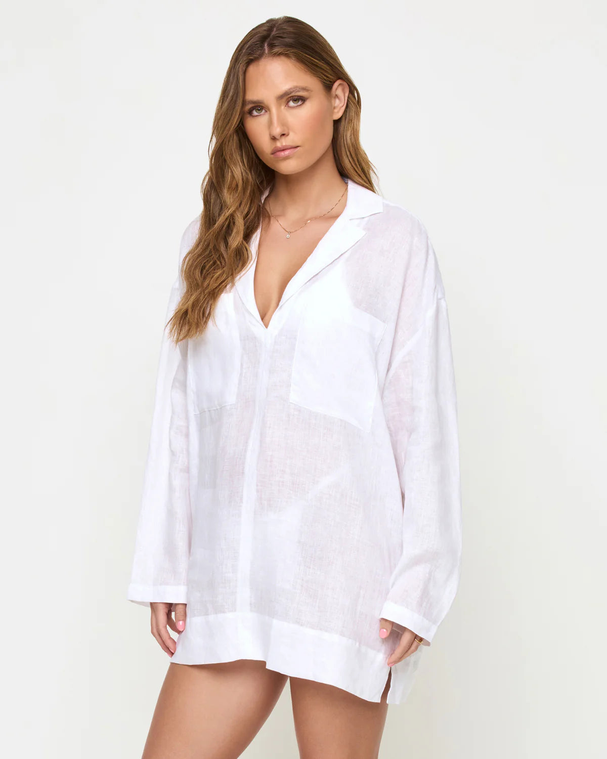 L*Space Oasis Tunic - White