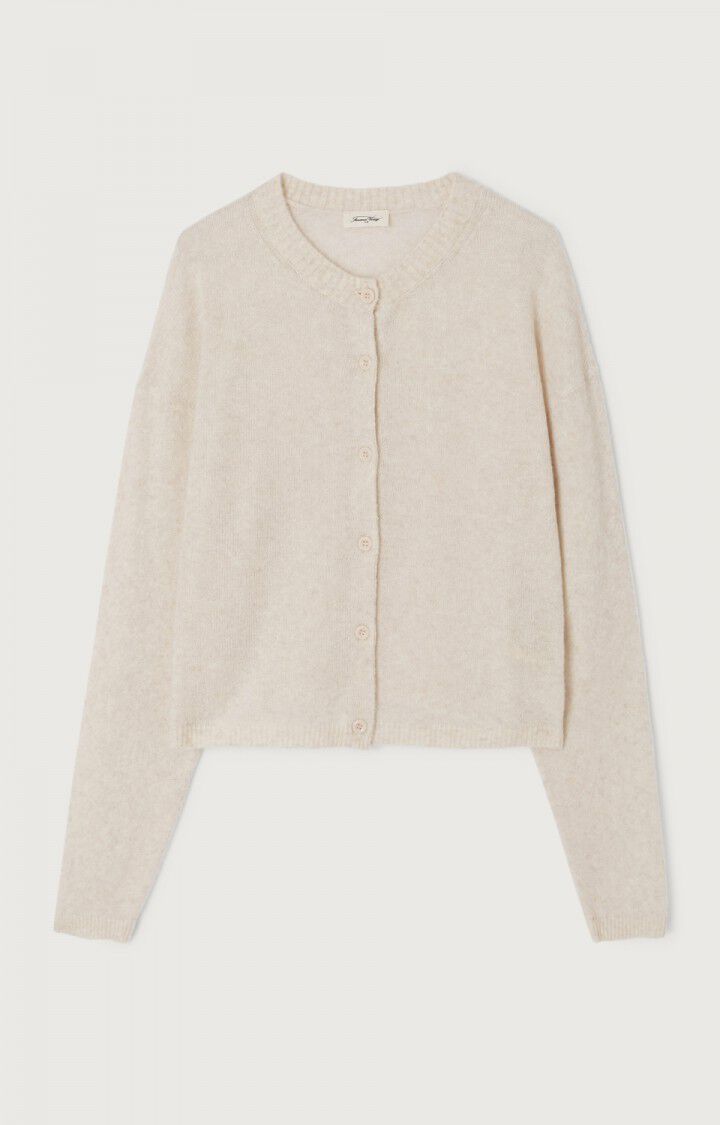 American Vintage Ouity Cardigan- Melange Mastic