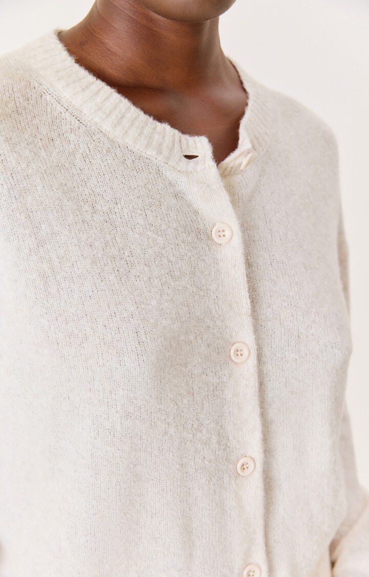 American Vintage Ouity Cardigan- Melange Mastic