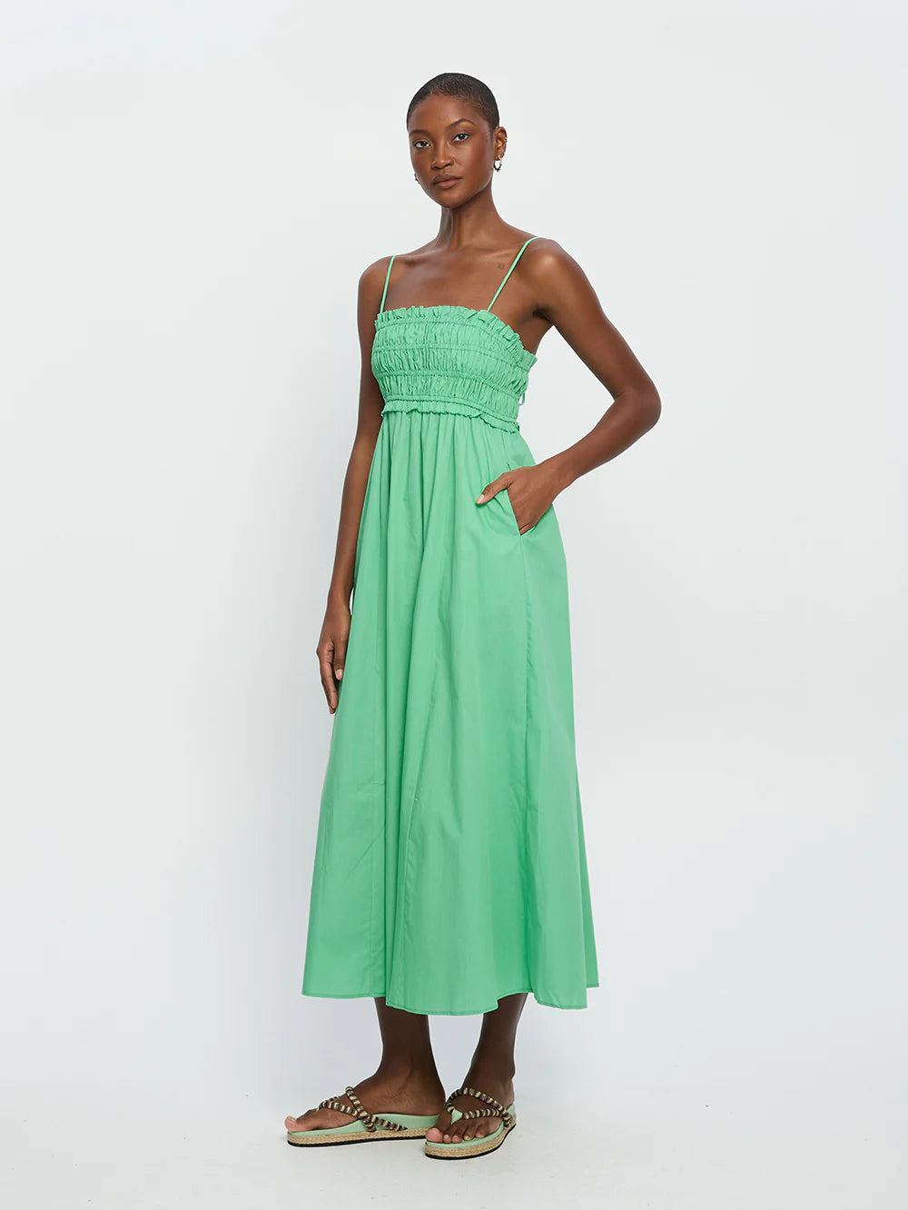 Kivari Oasis Maxi Dress - Green