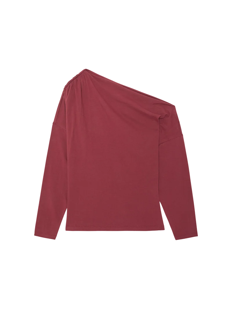 Nation Ltd. Pietra Off Shoulder- Truffle