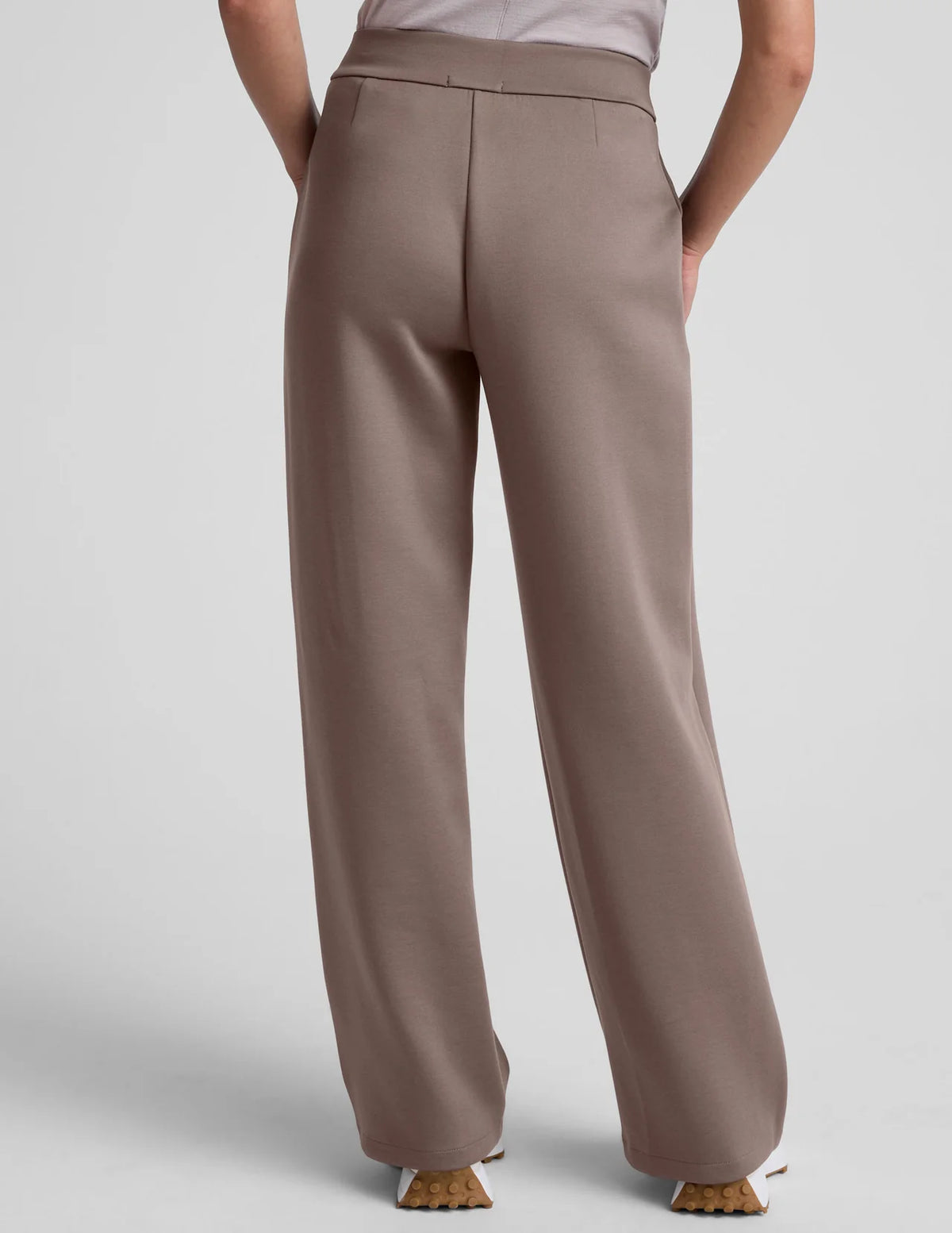 Beyond Yoga In The Flow Wide Leg Pant - Cappuccino