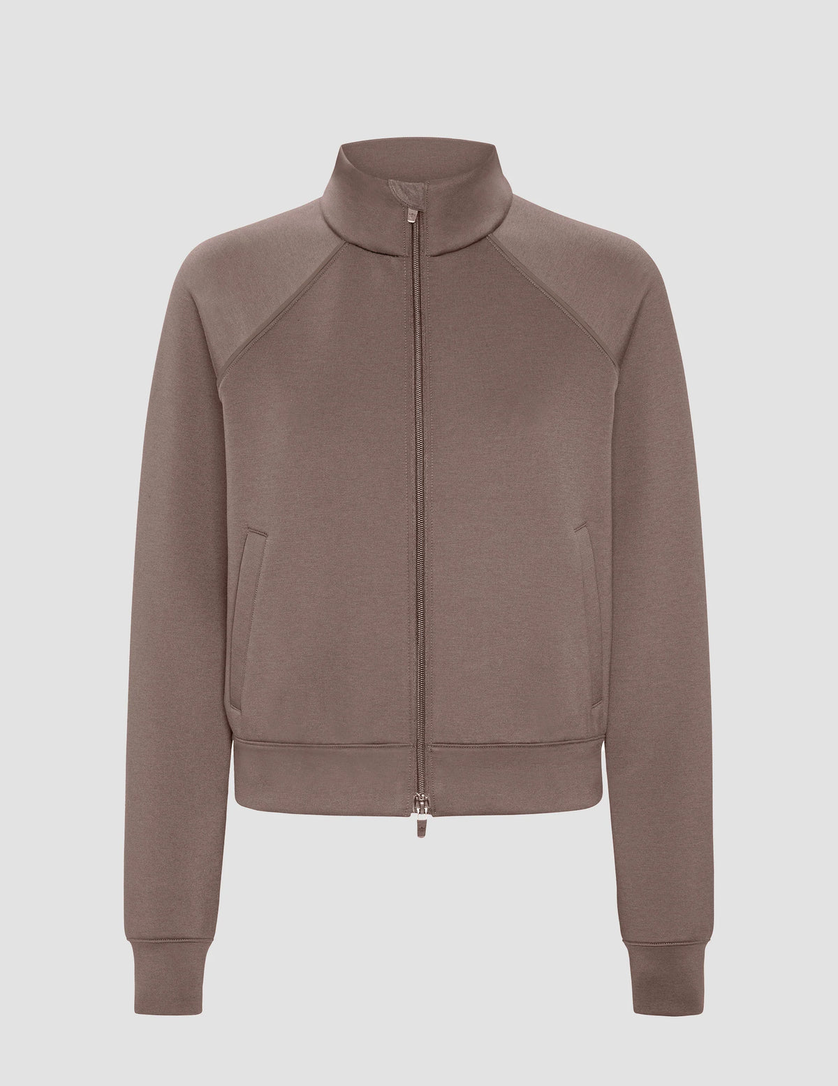 Beyond Yoga In The Flow Bomber Jacket - Cappuccino