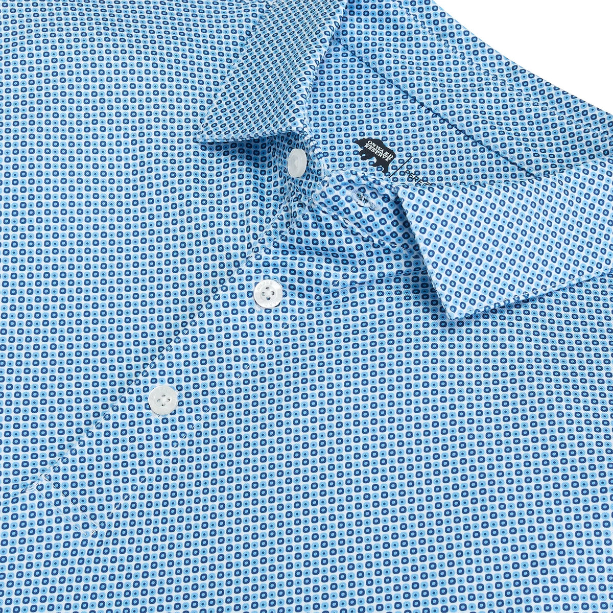 Onward Reserve League Printed Performance Polo - Sport Blue