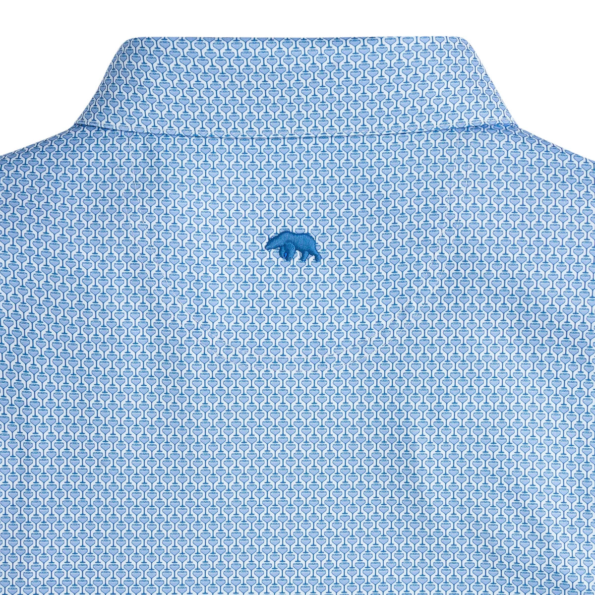 Onward Reserve Night Owl Printed Performance Polo - Delft