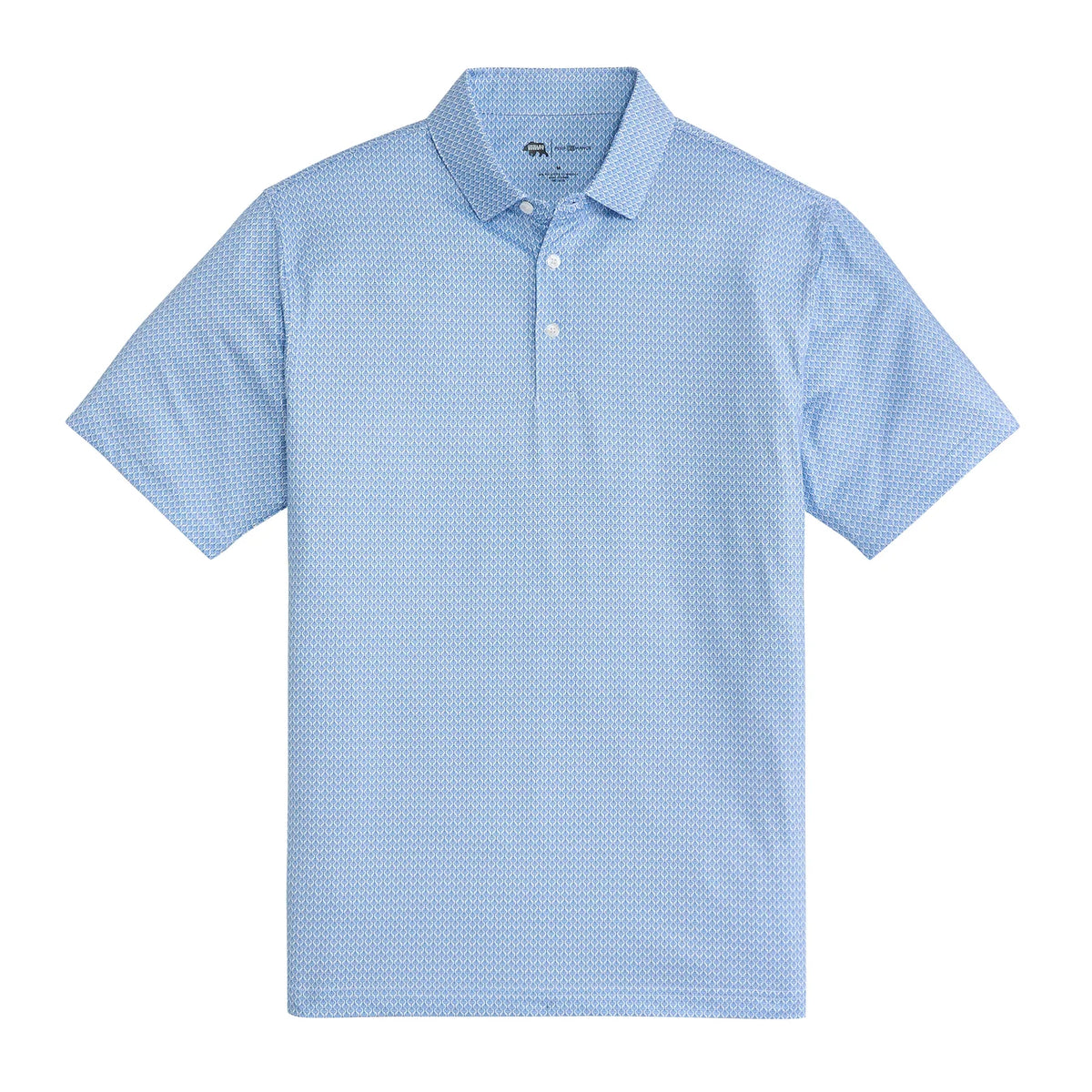 Onward Reserve Night Owl Printed Performance Polo - Delft