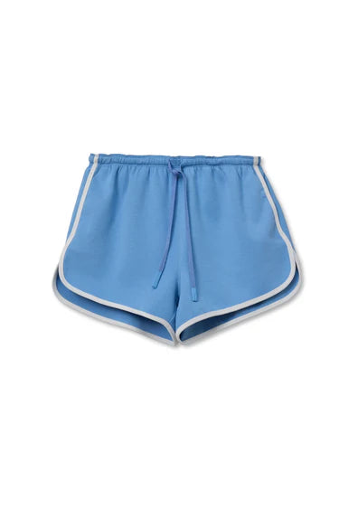 Perfect White Tee Leo Pureform Sporty Short - Pacific Blue / Bright Ivory
