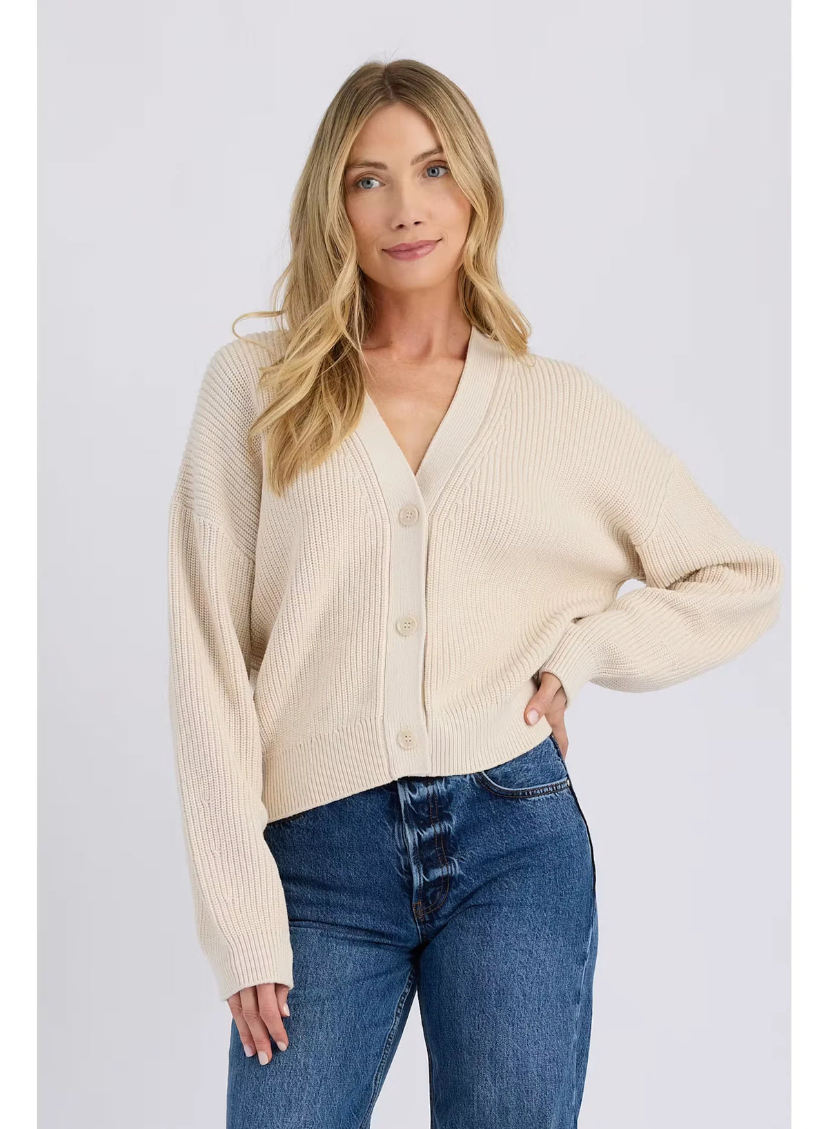 Stitches & Stripes Priya Cardigan- Cream