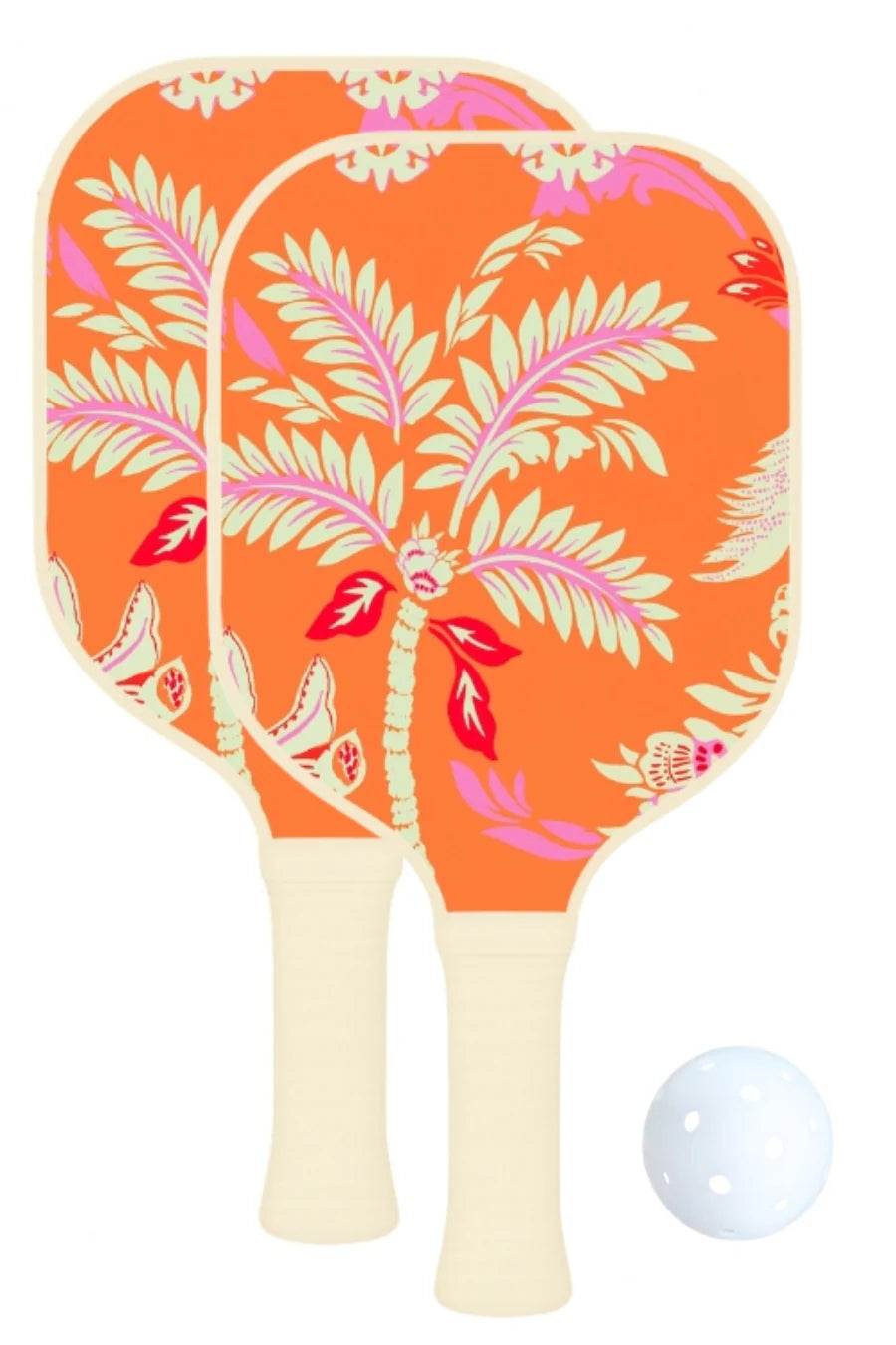 Walker & Wade Pickleball Paddle Set / Orange Palm